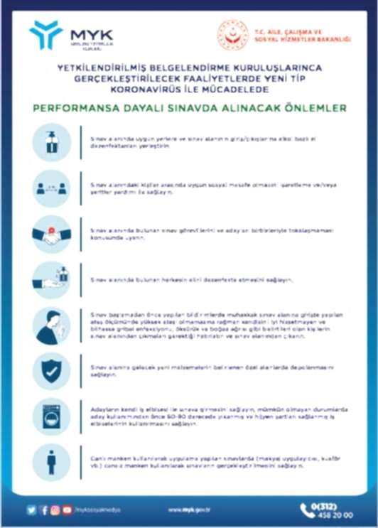 PERFORMANSA DAYALI SINAVDA ALDIĞIMIZ TEDBİRLER